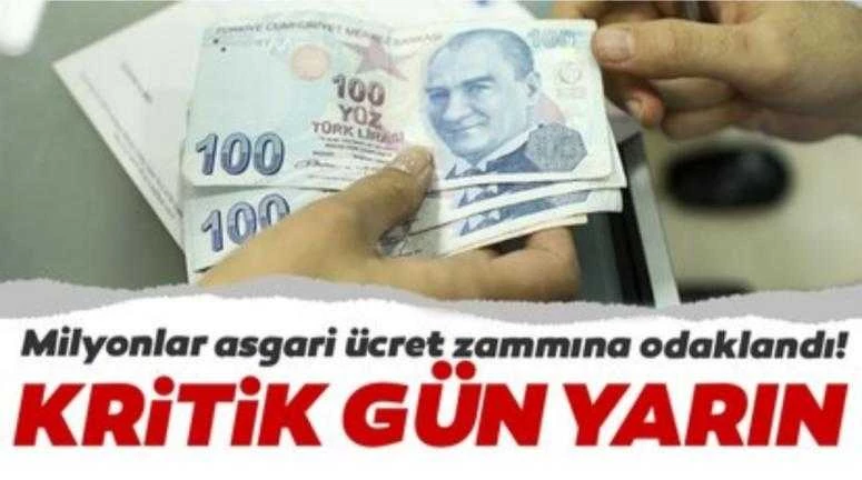 Milyonlar merakla bekliyor! Asgari ücret için ne kadar zam yapılacak?