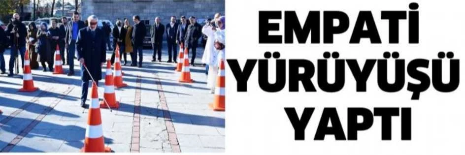 BAŞKAN BAŞDEĞİRMEN EMPATİ YÜRÜYÜŞÜ YAPTI