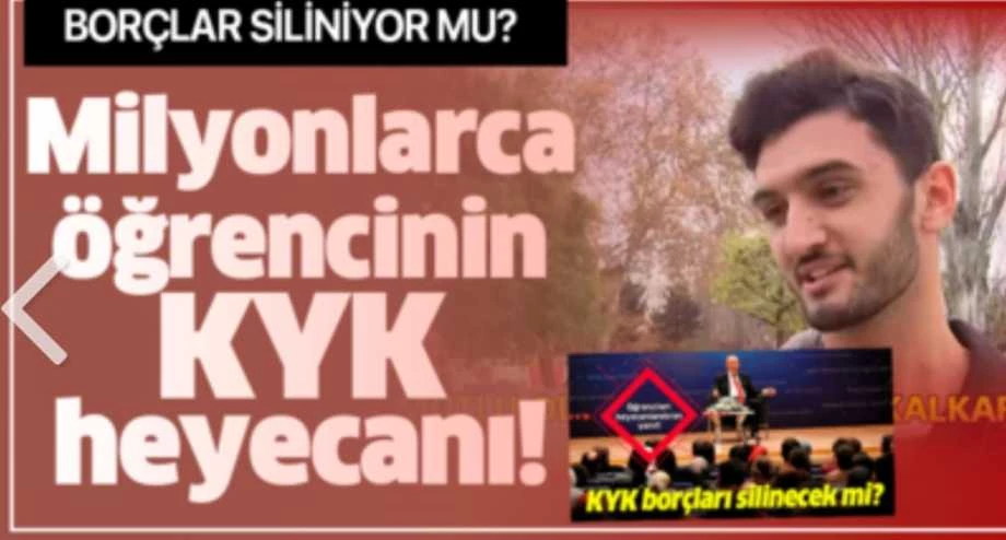 Üniversite öğrencilerini heyecanlandıran haber! KYK borçları siliniyor mu?
