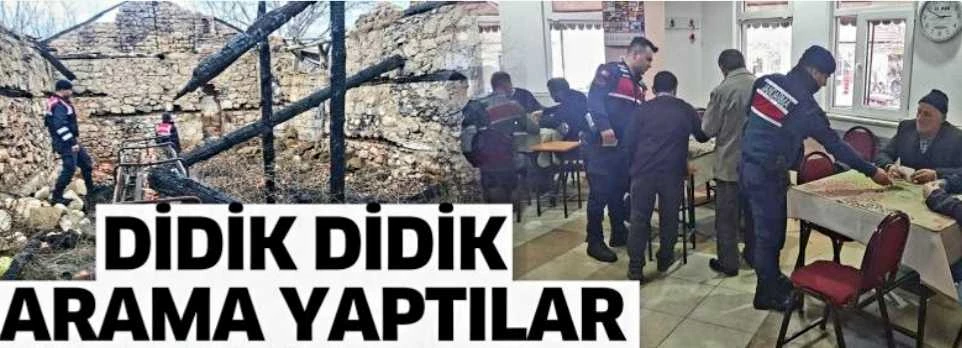 HABER DETAY  TEK TEK DOLAŞIP, DİDİK DİDİK ARAMA YAPTILAR