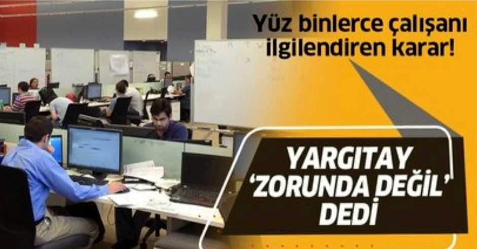 Yüzbinlerce çalışanı ilgilendiren karar!