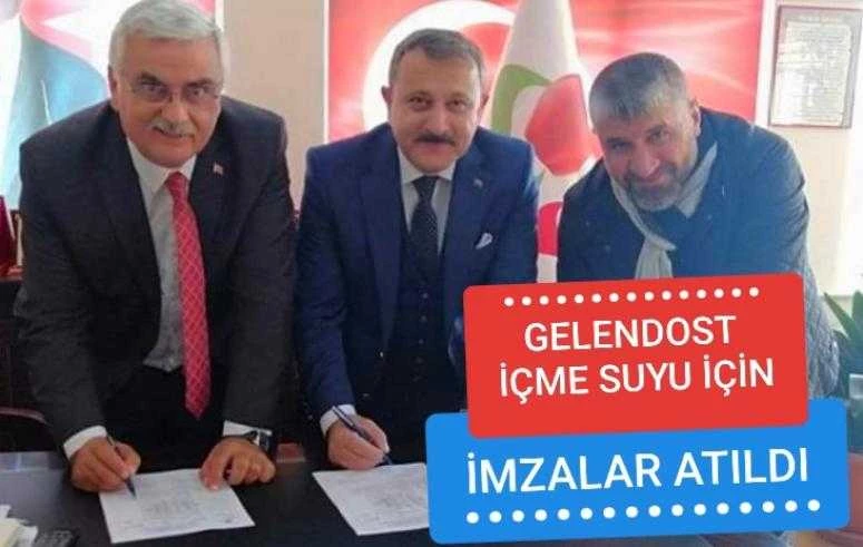 GELENDOST BELEDİYESİ İÇME SUYU ALT YAPI ÇALIŞMALARINA BAŞLIYOR