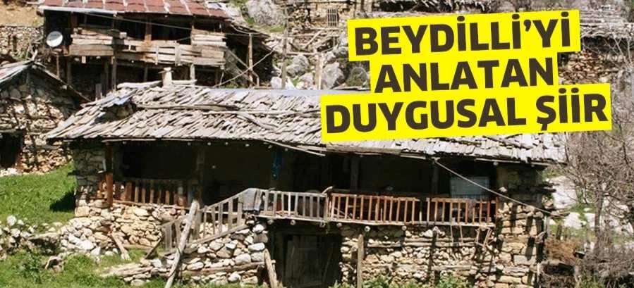 BEYDİLLİ’Yİ ANLATAN DUYGUSAL ŞİİR