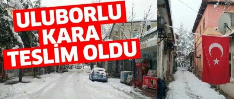 ULUBORLU KAR ETKİSİ ALTINDA