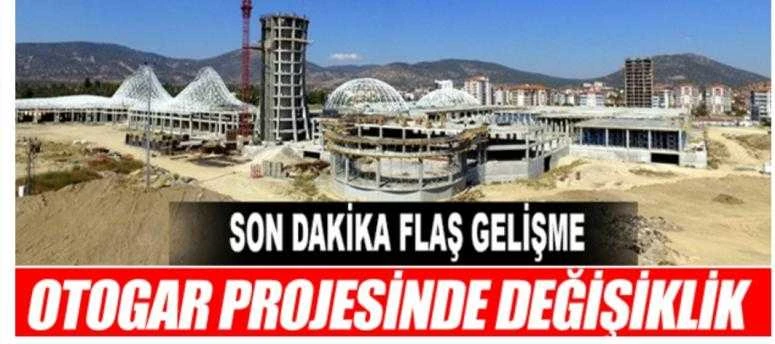 Isparta Otogar inşaatında değişikliğe gidildi