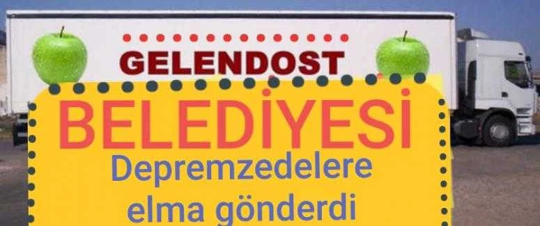 Gelendost, deprem bölgesine elma gönderecek