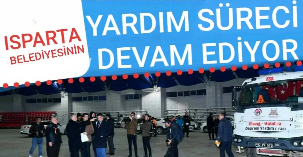 Isparta Belediyesinden Depremzedelere Yardım Eli