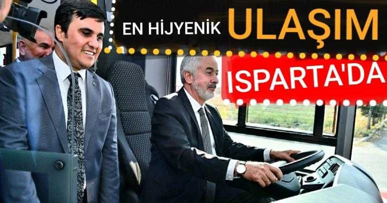 En hijyenik halk otobüsleri Isparta