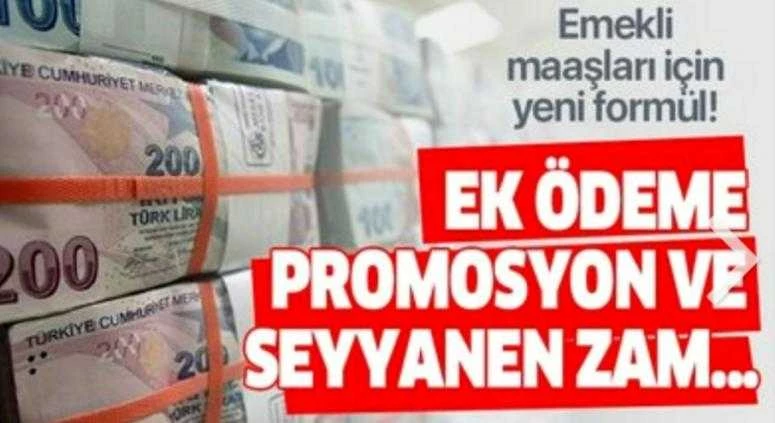 Emekli maaşları için yeni formül! SGK SSK ve Bağkur