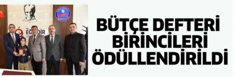 BÜTÇE DEFTERİ BİRİNCİLERİ ÖDÜLLENDİRİLDİ