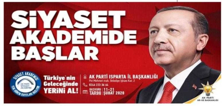ISPARTA AK PARTİ’DEN SİYASET AKADEMİSİ