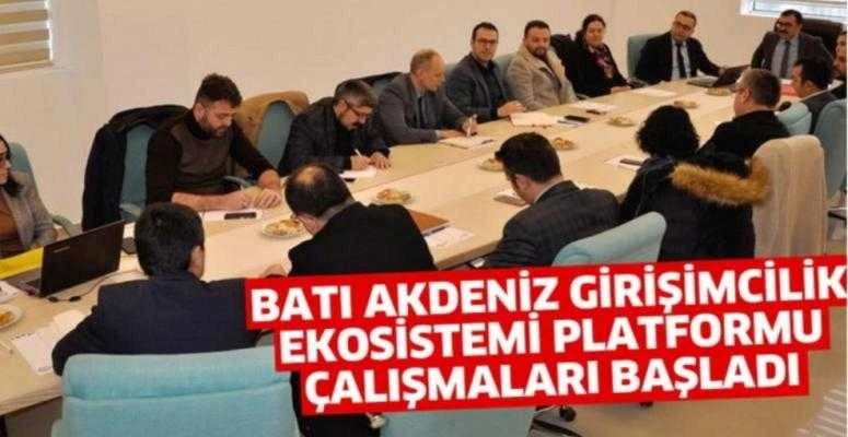 BATI AKDENİZ GİRİŞİMCİLİK EKOSİSTEMİ PLATFORMU ÇALIŞMALARI BAŞLADI
