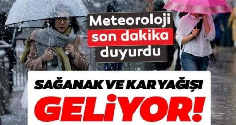 Dikkat Yağışlar Geri Geliyor