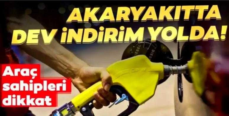 Benzin ve Motorinde indirim olacak