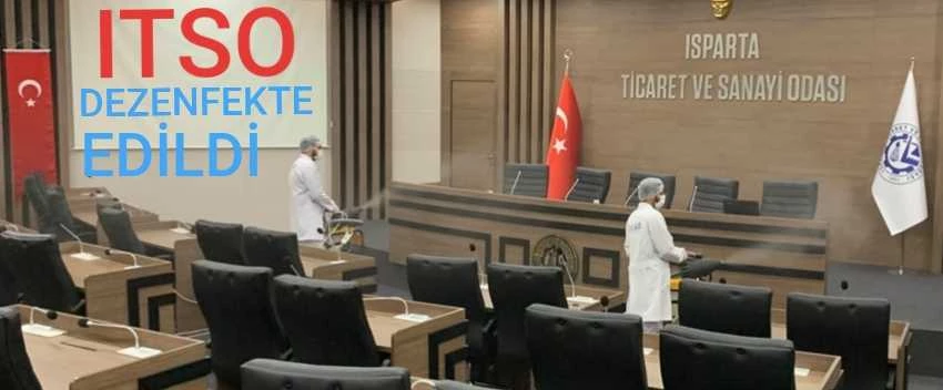ITSO’da Virüs ve Bakterilere Karşı Dezenfeksiyon İşlemi Yapıldı.