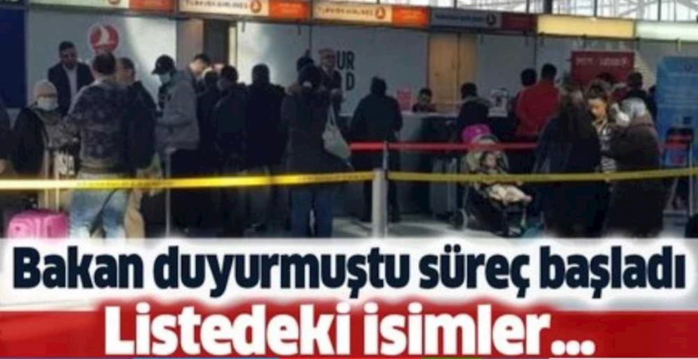 BAKAN DUYIRMUŞTU SÜREÇ BAŞLADI