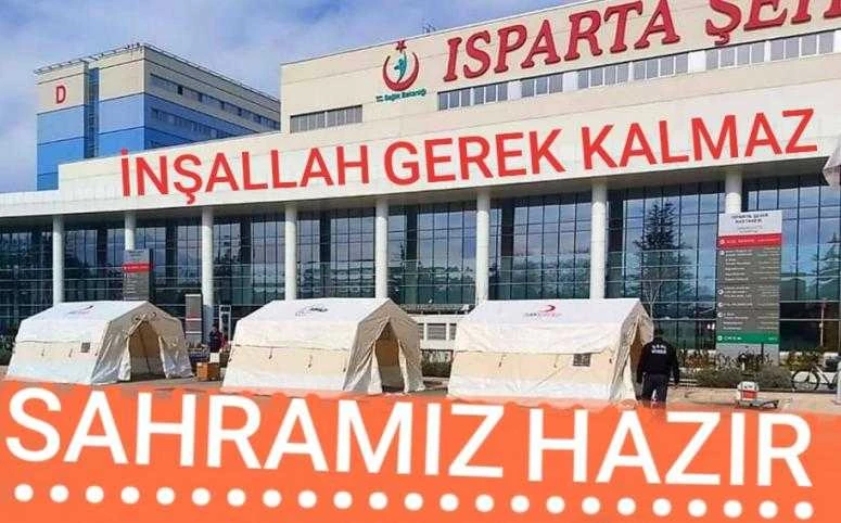 ISPARTA ŞEHİR HASTANESINDEN KORANA ÖNLEMİ