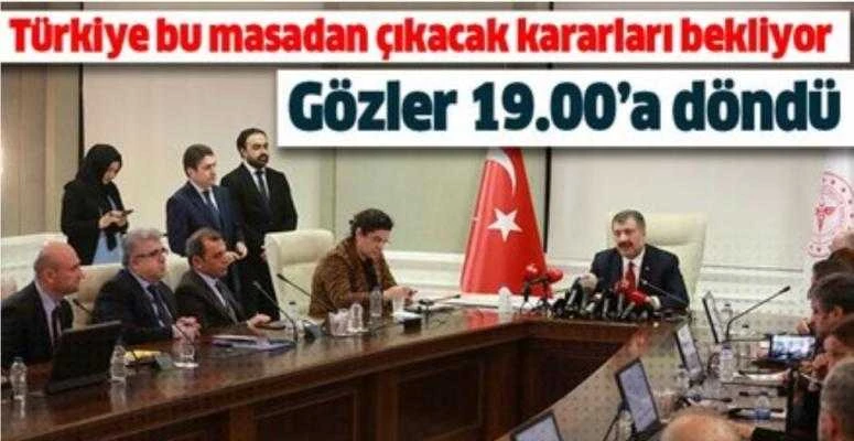 Gözler koronavirüs toplantısı sonrası bu açıklamada! Saati belli oldu
