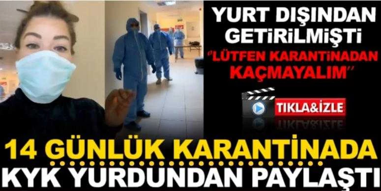Karantinadan Kaçmayın Devlet çok iyi Bakıyor