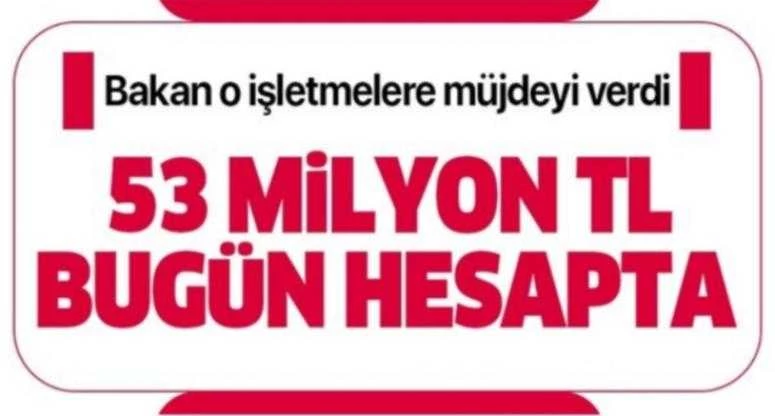 Destek ödemesi bu akşam hesaplarda...