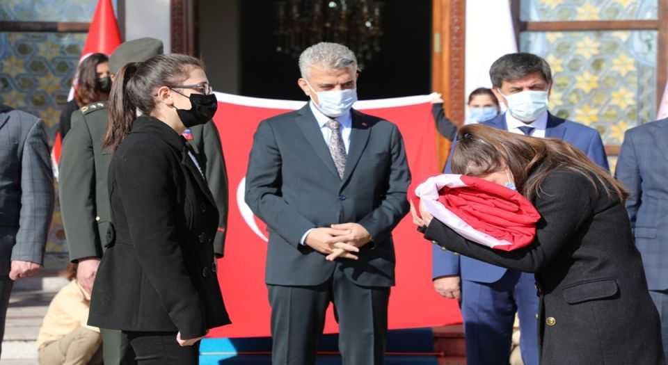Çanakkale’de dalgalanacak Türk bayrağı Erzincanda