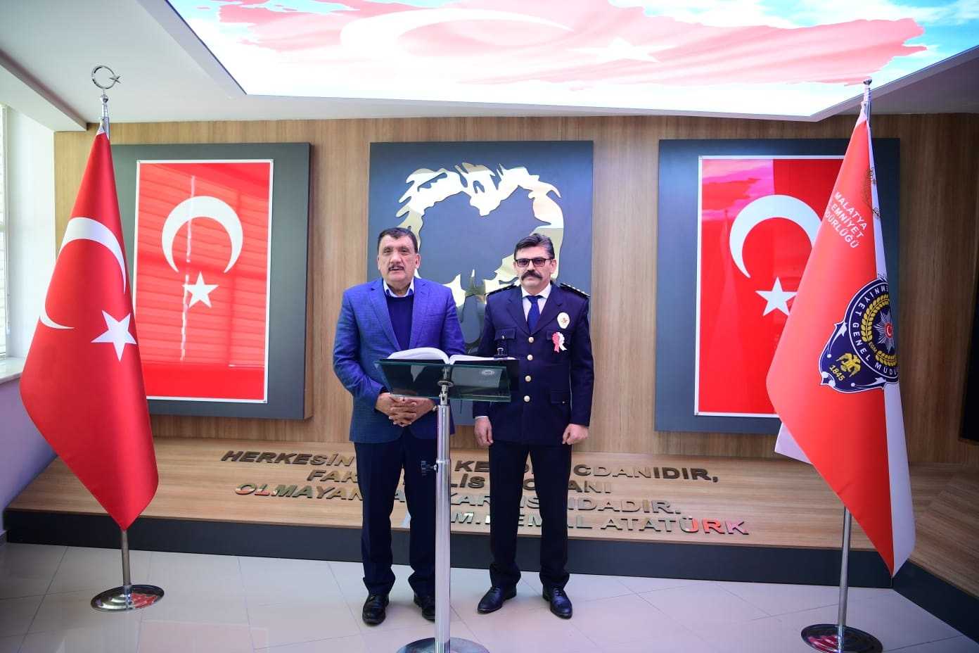 Başkan Gürkandan Malatya Emniyetine ziyaret