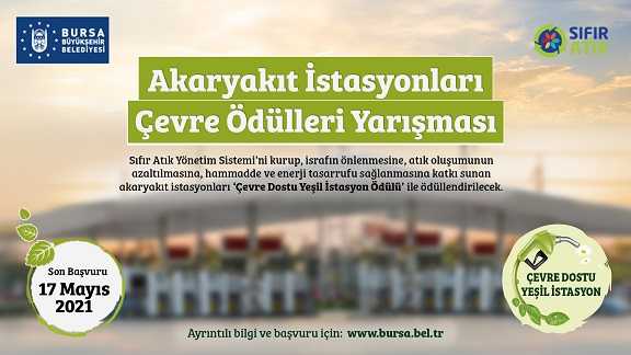 Akaryakıt istasyonları çevre için Bursada yarışacak