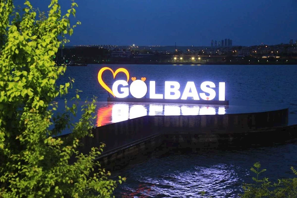 Ankara Gölbaşı’nda manzara bir başka