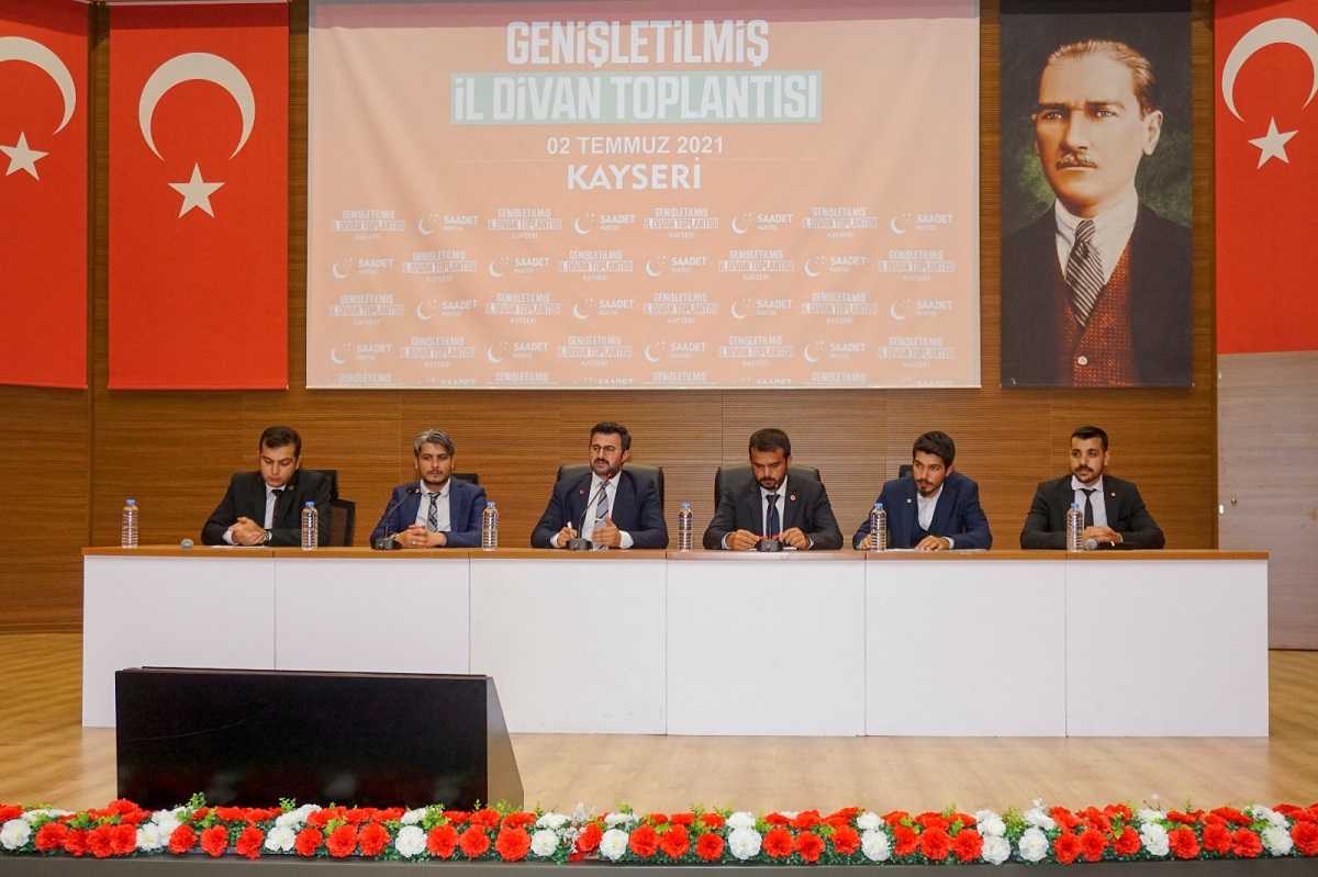 Saadet Partisi Kayseri’den ‘gündem’ tepkisi