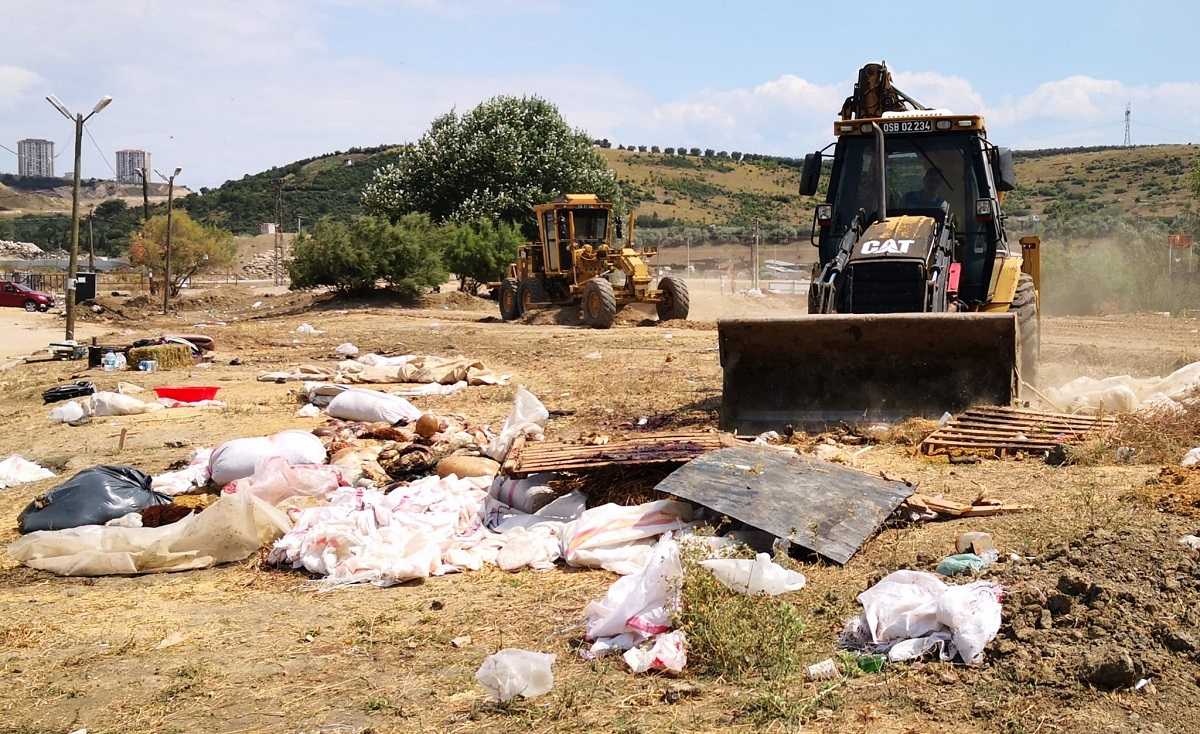 Bursa Osmangazi’de kurban sonrası temizlik