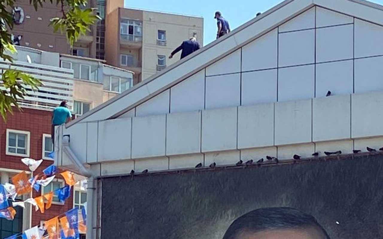 Bursa’da AK Parti binasının çatısında intihara teşebbüs!