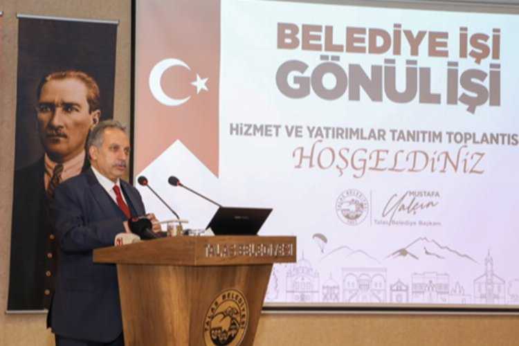 Kayseri Talasta 2021 yatırımları anlatıldı