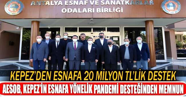 Kepez’den esnafa 20 milyon TL’lik destek