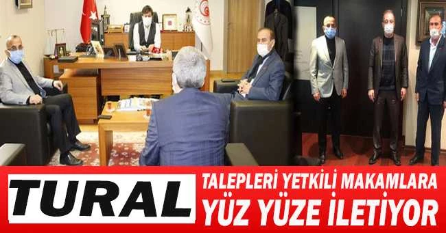 Tural, talepleri yetkili makamlara yüz yüze iletiyor