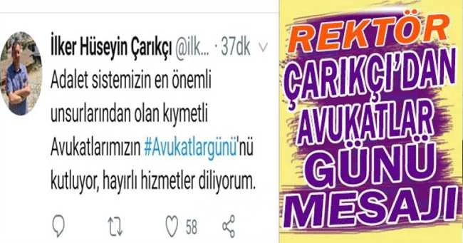 REKTÖR ÇARIKÇI