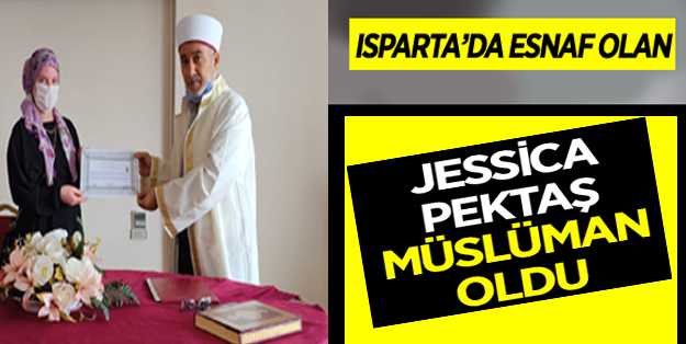 Ispartada Esnaf olan Jessica Müslüman Oldu