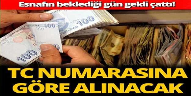 Esnafa hibe desteği başvuruları yarın başlıyor! Başvurular TC kimlik numarasına göre alınacak!