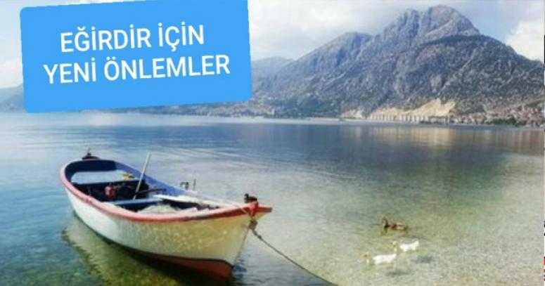 EĞİRDİR İÇİN YENİ ÖNLEMLER