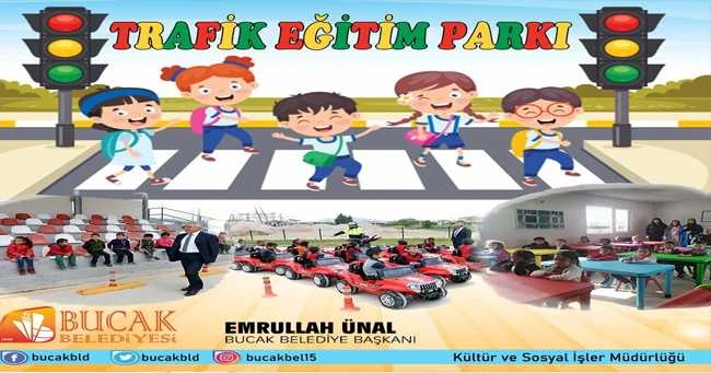 ÇOCUKLAR TRAFİK EĞİTİM PARKINDA AKÜLÜ ARABALARLA HEM EĞLENECEK, HEM ÖĞRENECEK