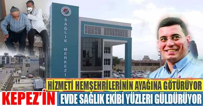 Kepez’in evde sağlık ekibi yüzleri güldürüyor