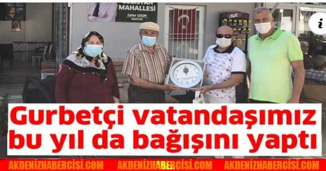 GURBETÇİ VATANDAŞIMIZ BU YILDA GELENEĞİ BOZMADI
