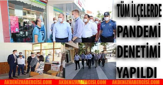 KAYMAKAMLARIN BİZZAT KATILIMIYLA PANDEMİ DENETİMLERİ GERÇEKLEŞTİ