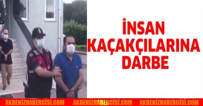 İNSAN KAÇAKÇILARINA BÜYÜK DARBE
