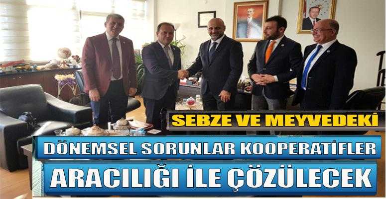 SEBZE VE MEYVEDEKİ DÖNEMSEL SORUNLAR KOOPERATİFLER ARACILIĞI İLE ÇÖZÜLECEK