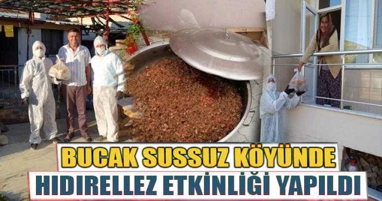 Bucak Susuz Köyünde Hıdırellez etkinliği yapıldı