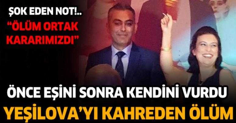 YEŞİLOVALI ASTSUBAY ÖNCE EŞİNİ SONRA KENDİNİ VURDU