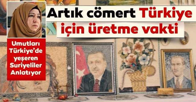 Artık cömert Türkiye için üretme vakti