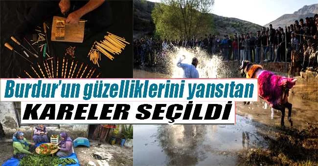 Burdur’un güzelliklerini yansıtan kareler seçildi
