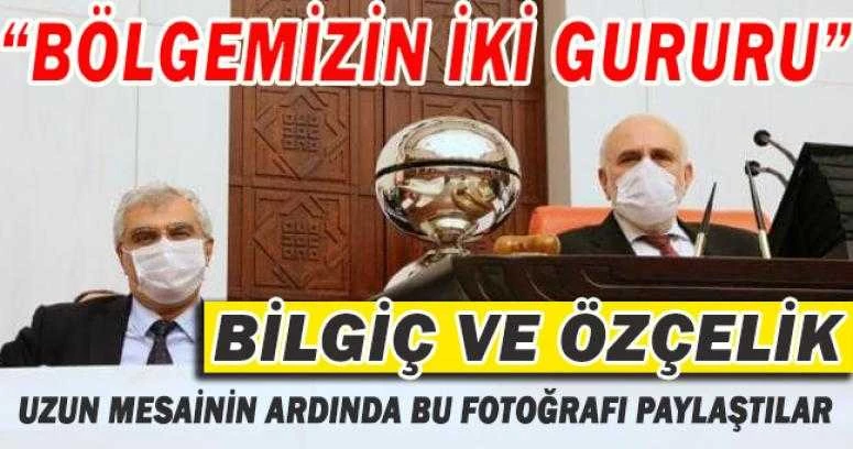 BÖLGEMİZİN İKİ GURURU UZUN MESAİNİN ARDINDA FOTOĞRAF PAYLAŞTILAR