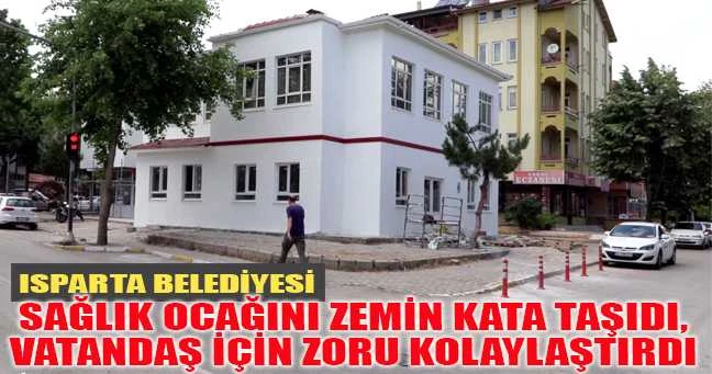 Sağlık ocağını zemin kata taşıdı, vatandaş için zoru kolaylaştırdı